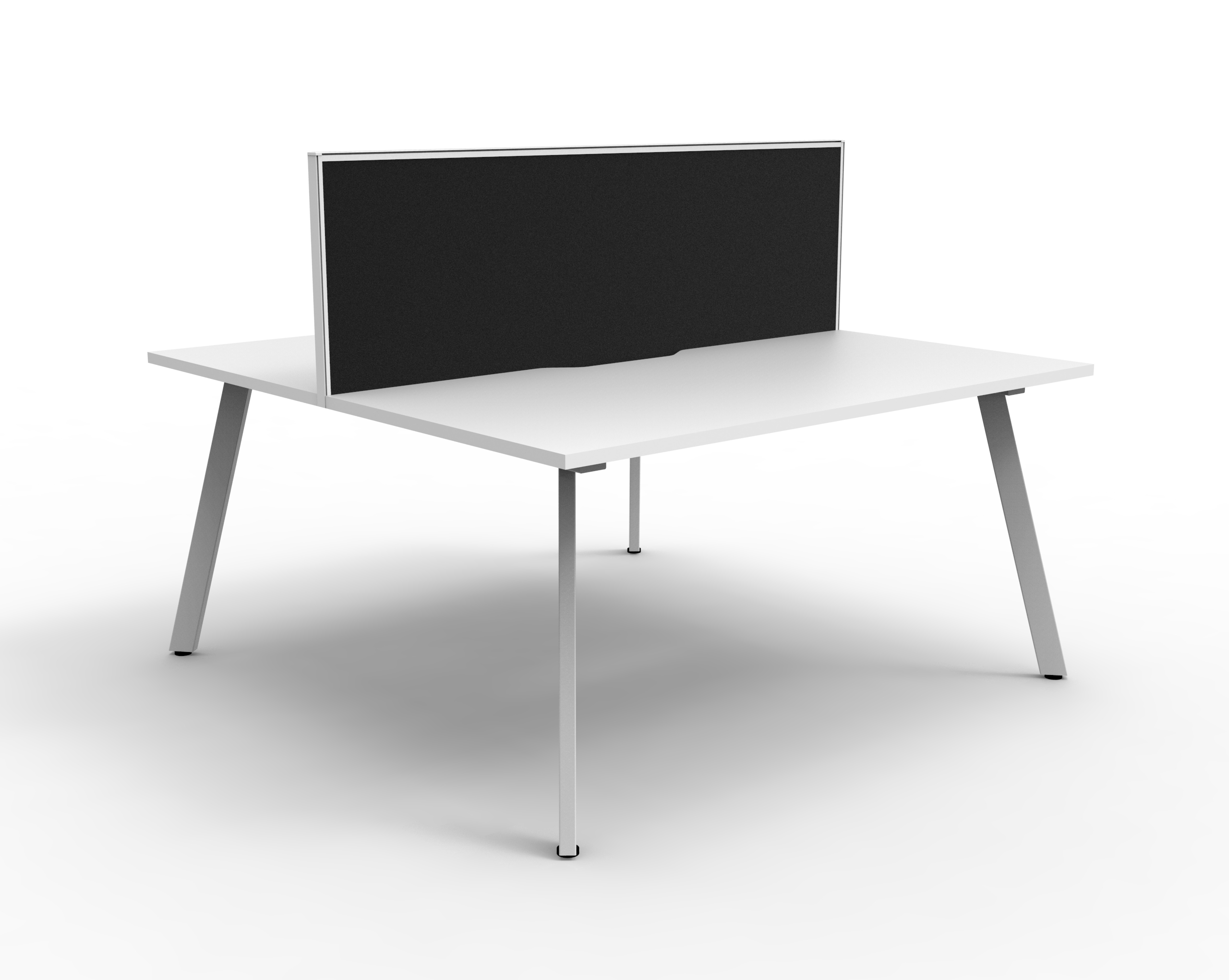 Eternity 2 Person Double Sided Workstation - With Screen